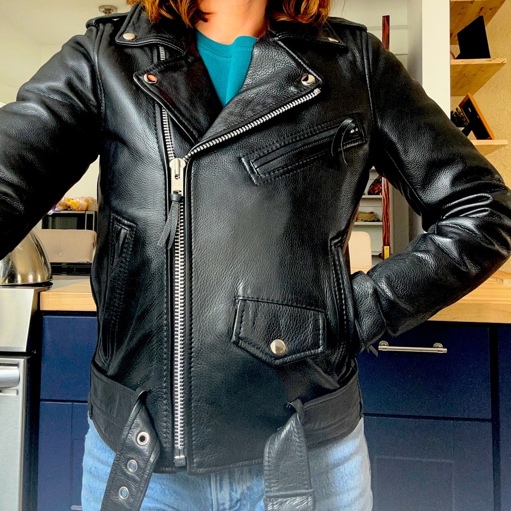 Leather jacket